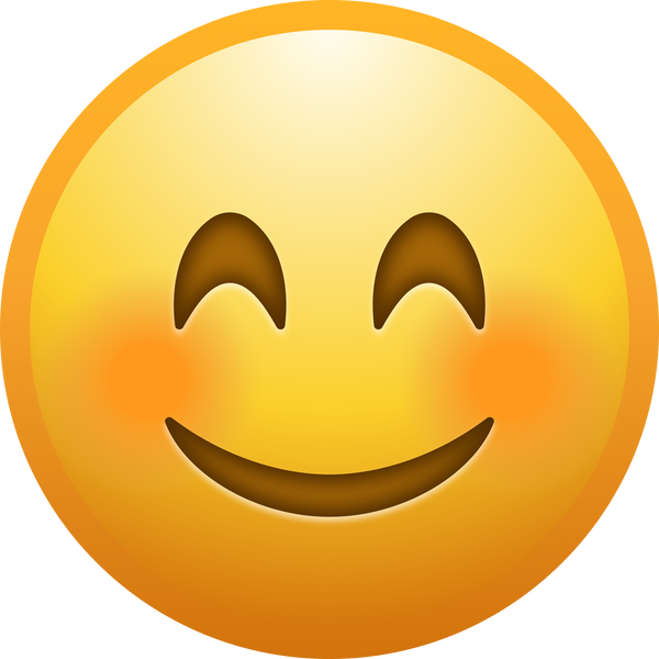 Smiling Face With Smiling Eyes Emoji, Emoticon Illustration, Happy Smiley Emoji